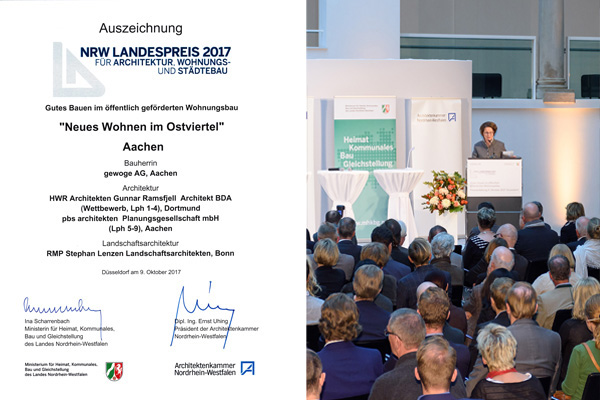 NRW Landespreis 2017 für Architektur, Wohnungs- und Städtebau
