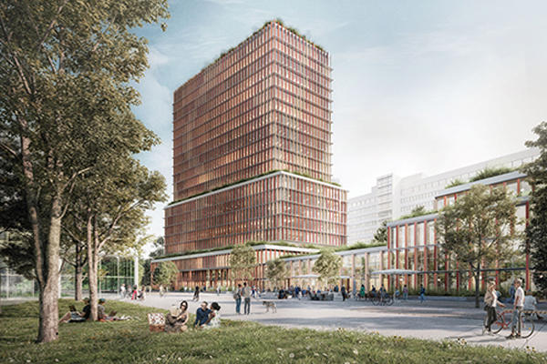 Anerkennung im Wettbewerb „D.Side – Neubau der Bezirksregierung“ in Düsseldorf